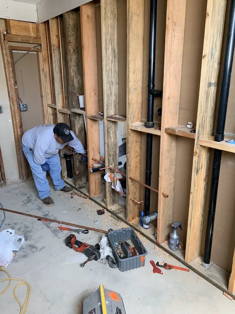 Commercial rough-in plumbing for Trenchless Sewer Repair in Wagoner